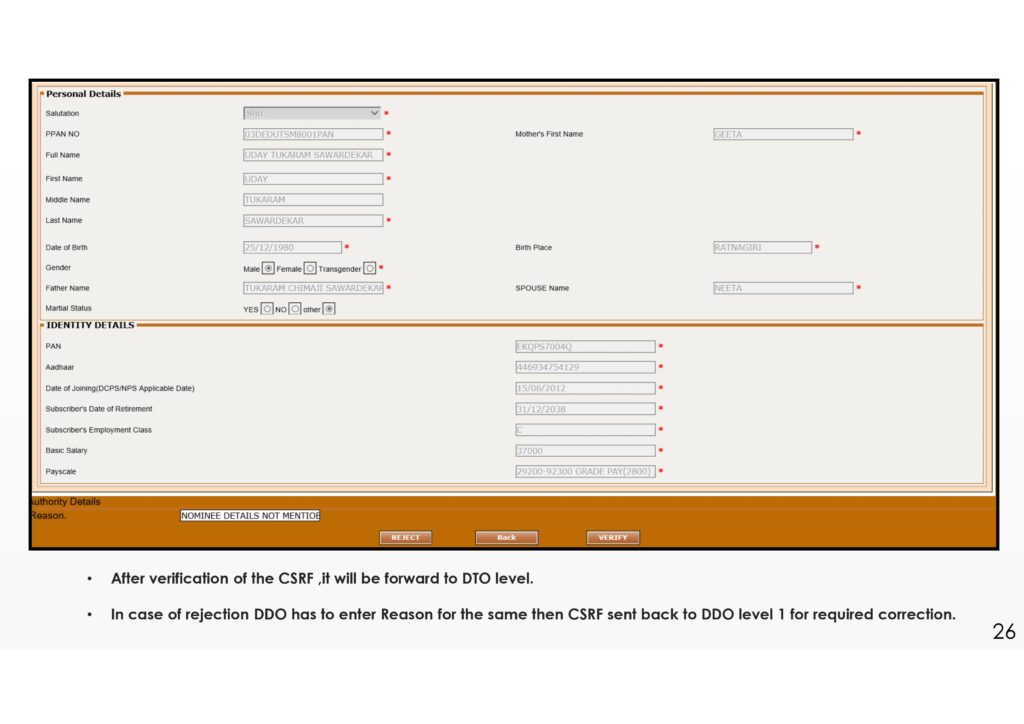 NPS REGISTRATION PROCESS - SHALARTH 16 0026