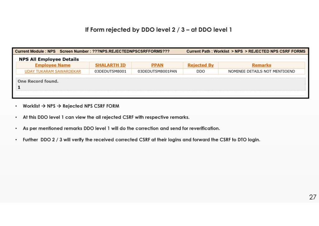 NPS REGISTRATION PROCESS - SHALARTH 17 0027
