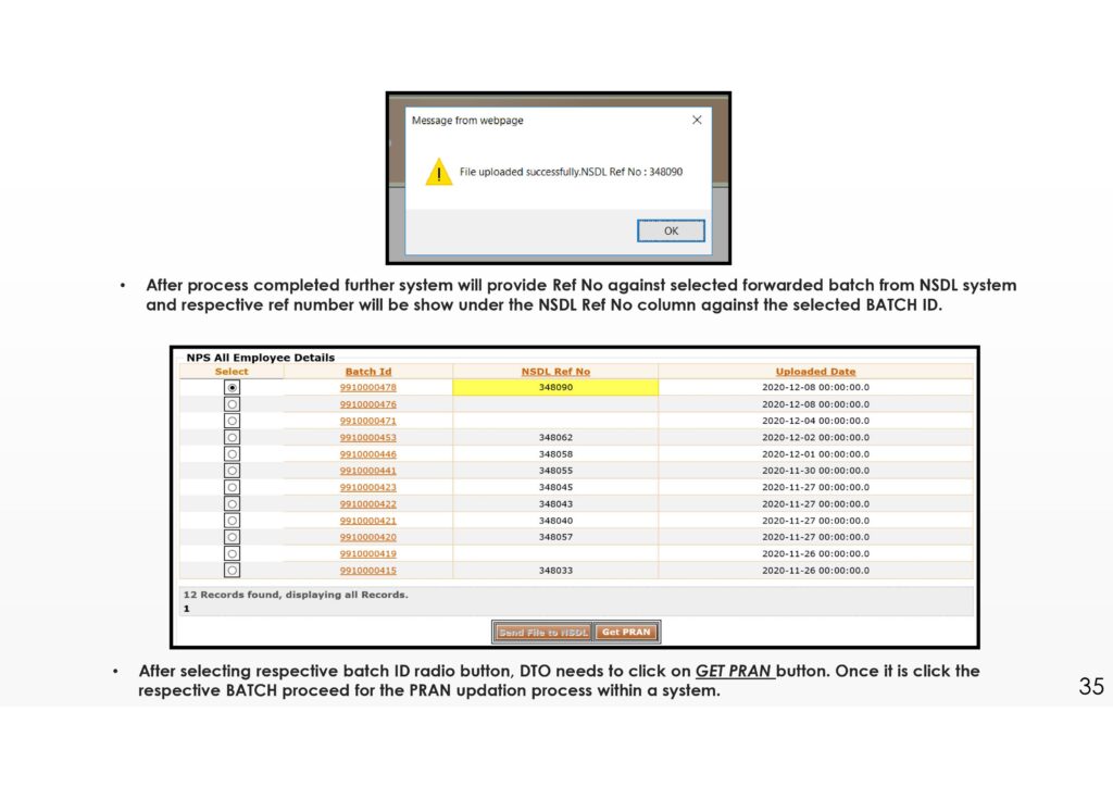 NPS REGISTRATION PROCESS - SHALARTH 21 0035