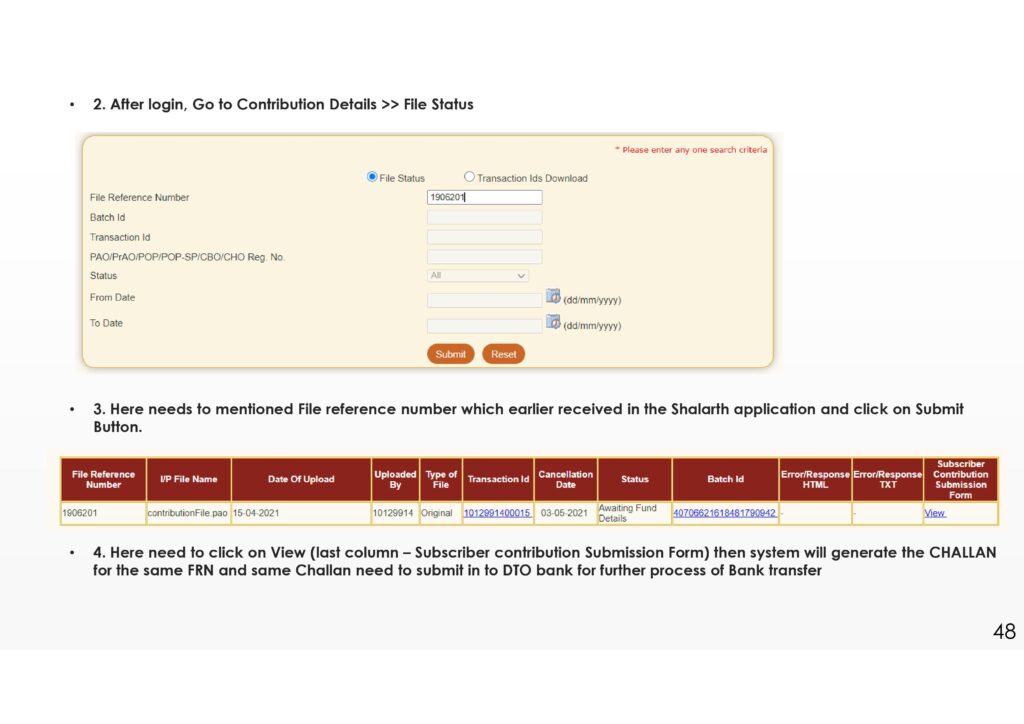 NPS REGISTRATION PROCESS - SHALARTH 34 0048