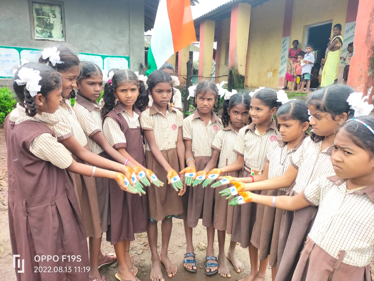Selfie With Tiranga@ Dipali Patil Madam & Students