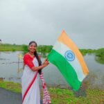 Selfie With Tiranga @ Ranjana Bhise , School Dehane Talaipaada