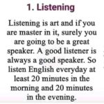 Most important Skills For English Learning