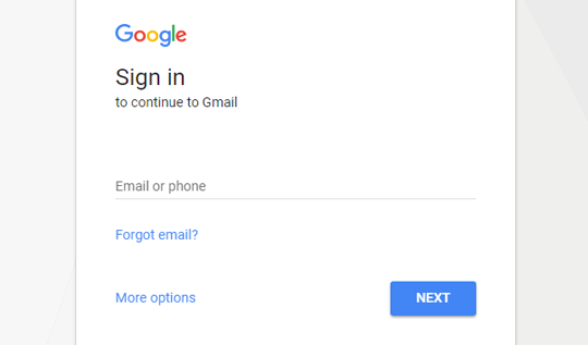 Sign in To Gmail