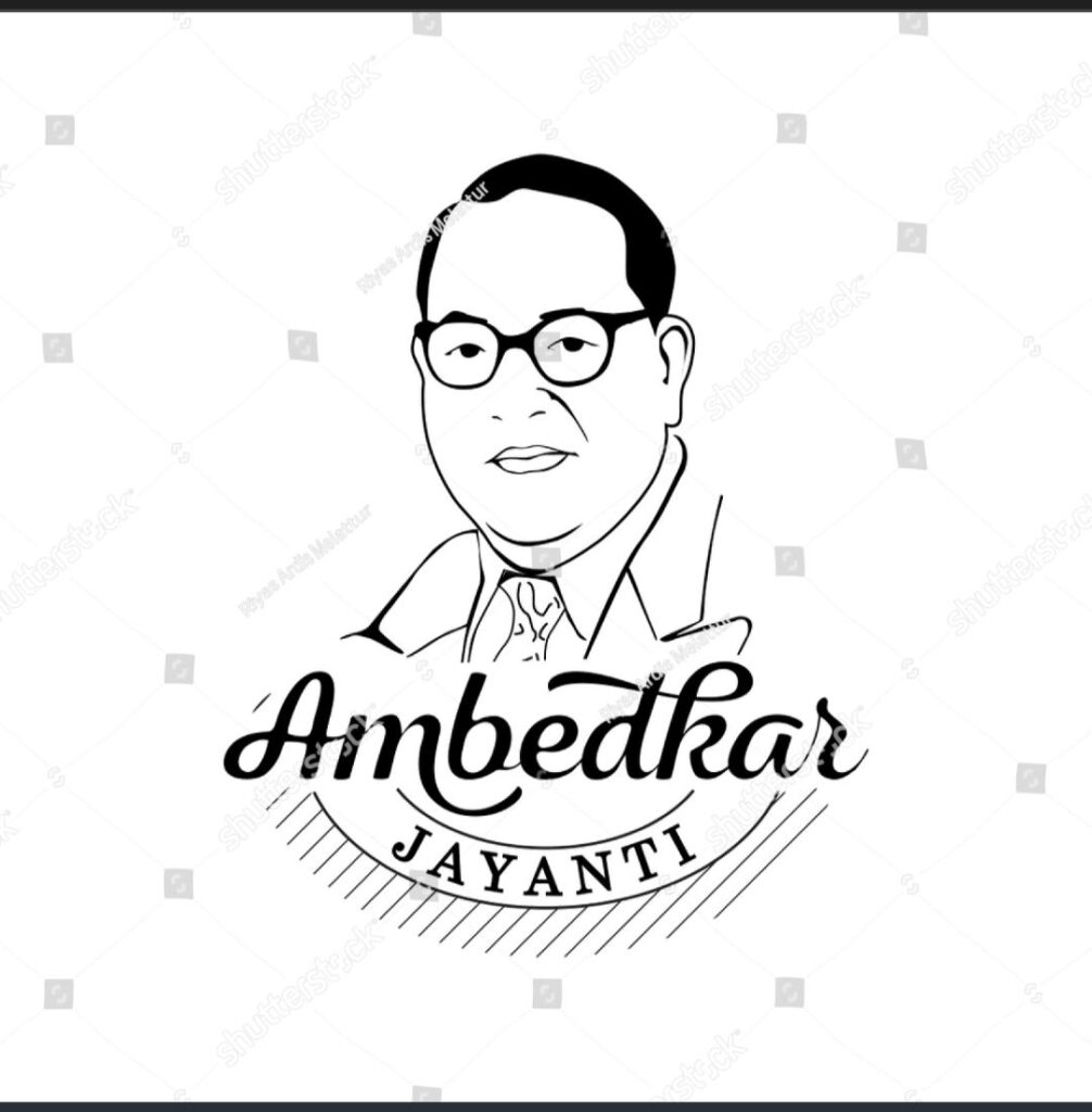 Dr. BABASAHEB AMBEDKAR JAYANTI 2024 BEST COLORING PICTURE 25 DR .BABASAHEB AMBEDKAR